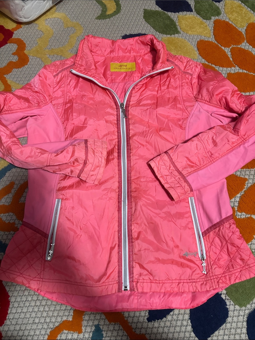 Louis Castel Black Wind breaker Jacket medium
